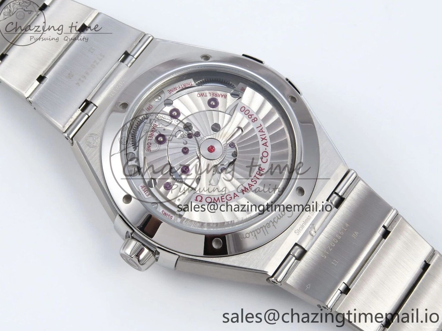 0214 Classic Constellation 41mm SS ASWF 1:1 Best Edition Green Dial on SS Bracelet A 7697